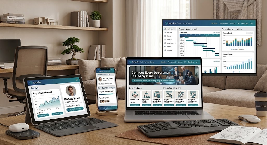 ERP CRM Business Management Software