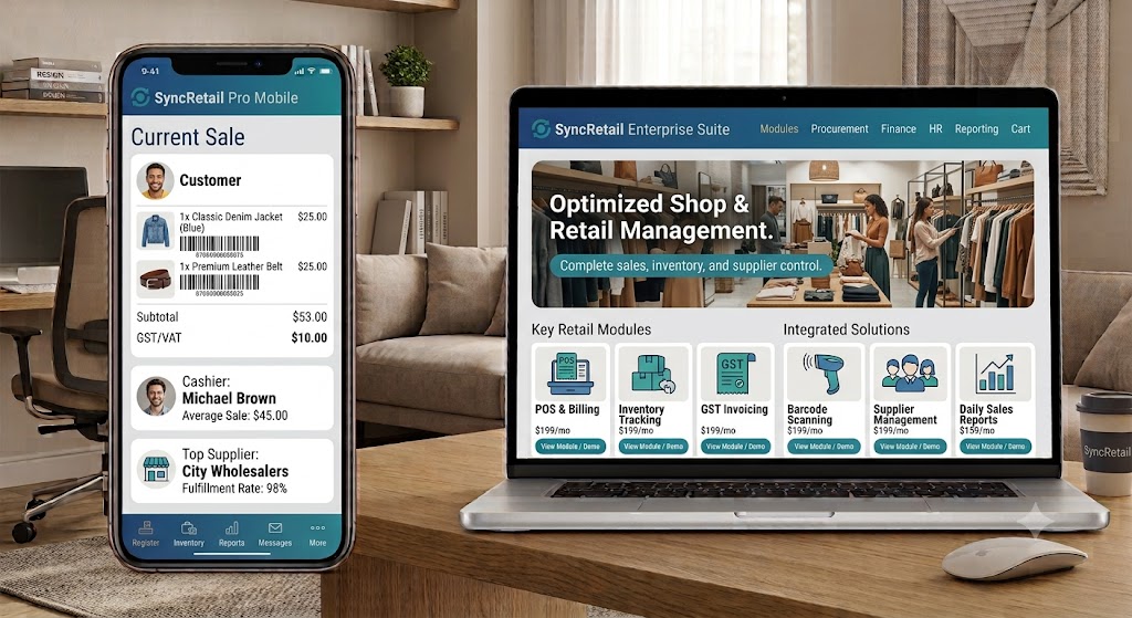 Shop POS Retail Management Software